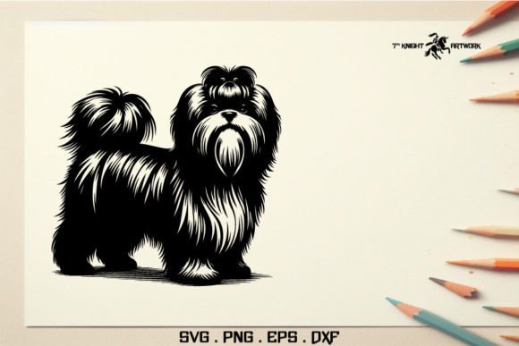 Chih Tzu Dog Svg
