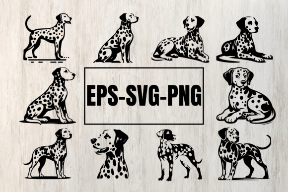 Dalmatian Svg Bundle Dog Svg