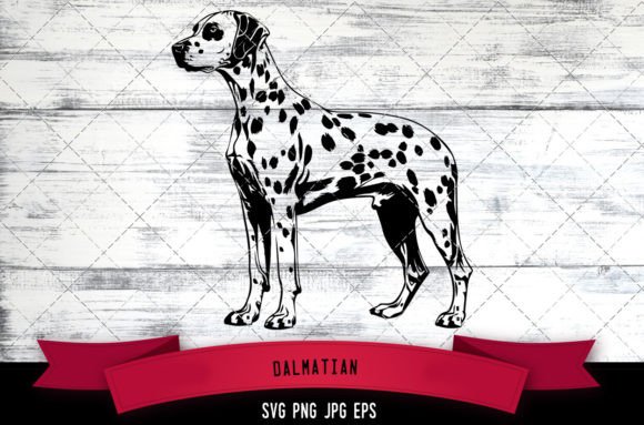 Dalmatian SVG for Embroidery