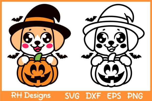 Halloween Dog SVG Cut File
