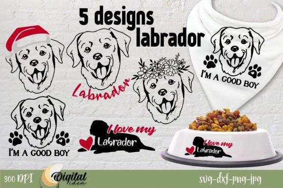 Labrador SVG Design