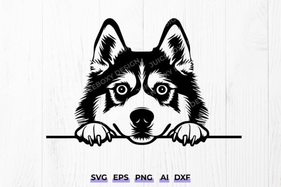 Siberian Husky Svg for Embroidery
