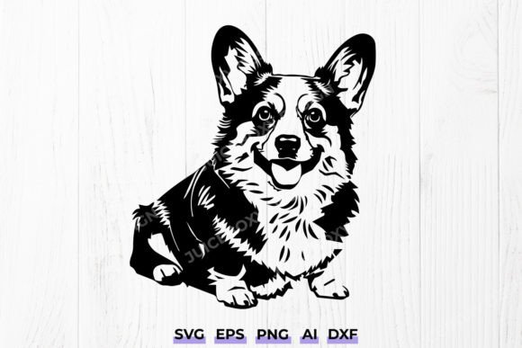 Welsh Corgi Embroidery Design